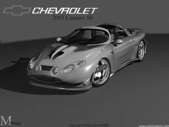 chevy camaro ss 2003 concept